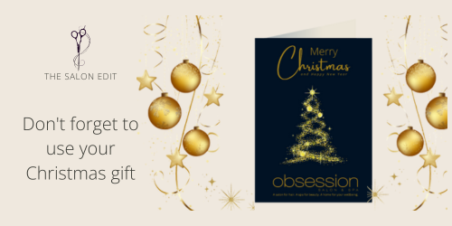 Obsession Salon & Spa Christmas Card offer