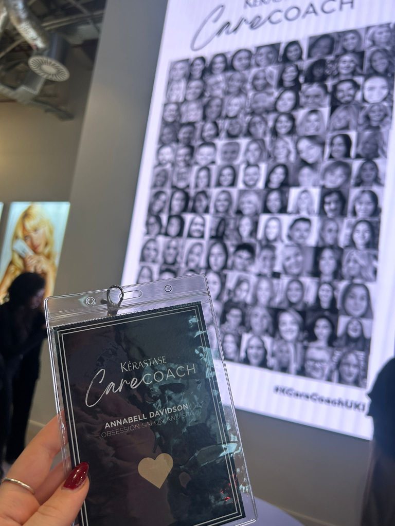 Kerastase Care Coach badge showing Annabell's name