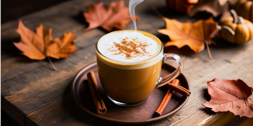 Pumpkins-spiced latte served throughout October at Obsession Salon & Spa, Lichfield