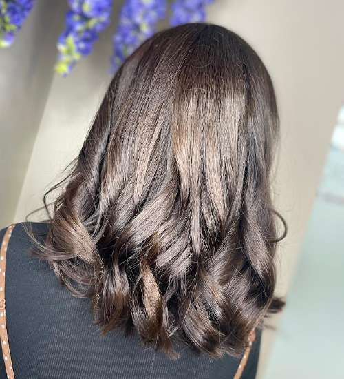 wavy hair in lookbook